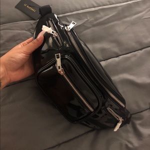 Trendy vinyl fanny pack